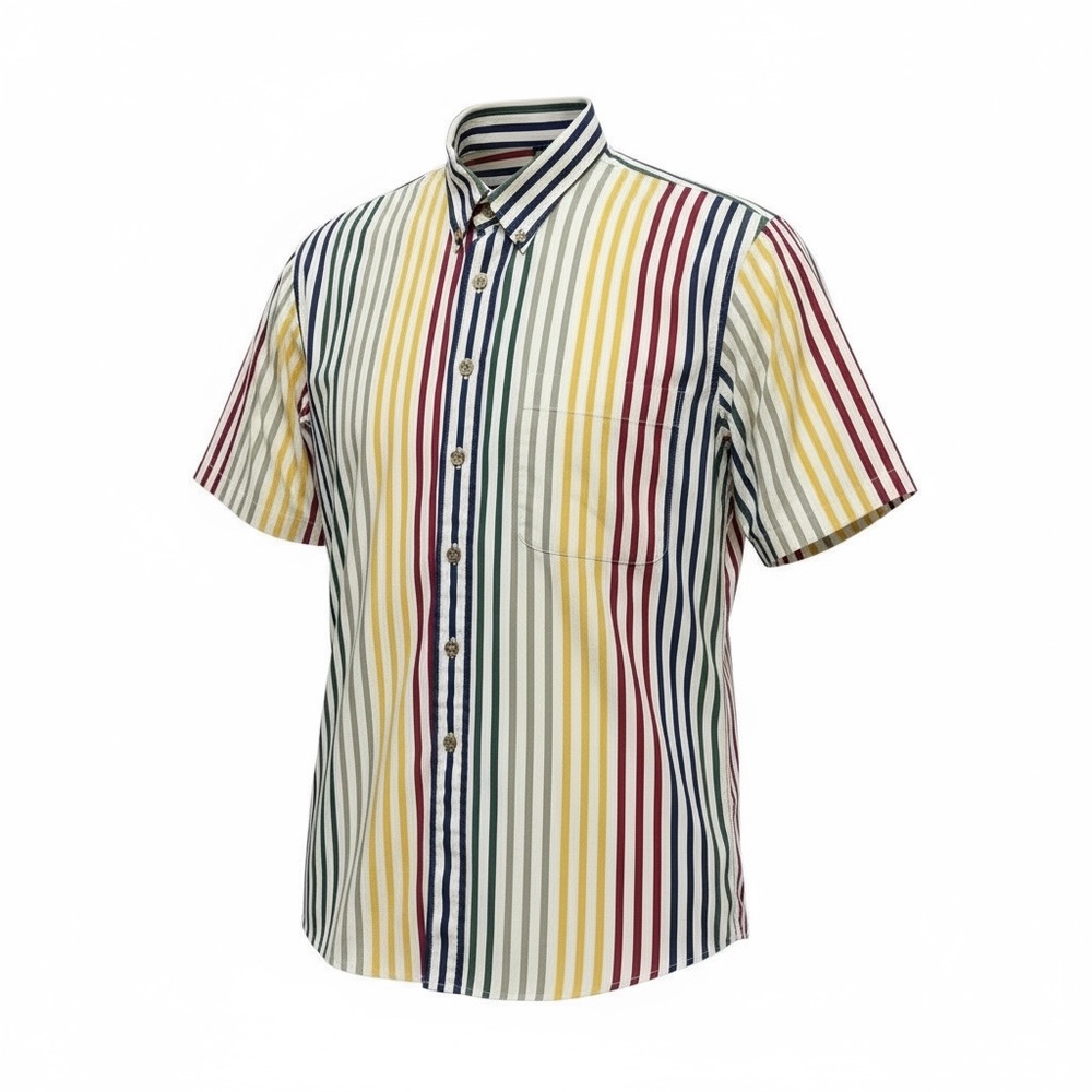 Van Heusen Women’s Striped Shirt - Red, Blue, Yellow - Picture 5 of 6